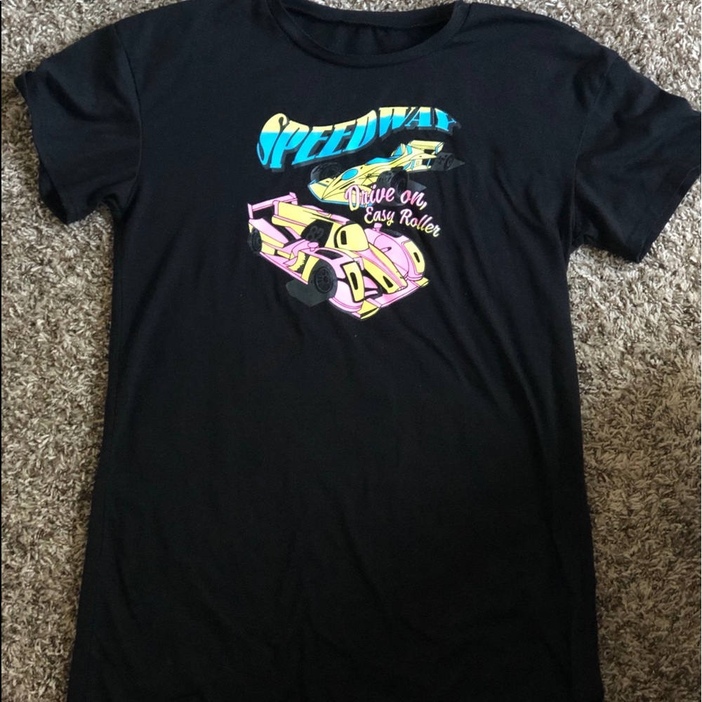 Speedway Graphic T-shirt Dress